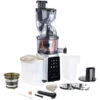 Rosenstein & Söhne Gemüsepresse:3in1-Slow-Juicer & Entsafter Mit Gemüse-Reibe & Eis-Aufsatz, 200 Watt 2 Rosenstein & Söhne Gemüsepresse:3in1-Slow-Juicer & Entsafter Mit Gemüse-Reibe & Eis-Aufsatz, 200 Watt -Rosenstein & Söhne Shop nx8654 0