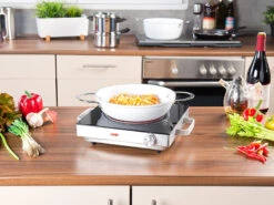 Rosenstein & Söhne Kochplatte:Mobiles Glaskeramik-Kochfeld Mit Infrarot-Wärme, 2.000 Watt, Ø 20 Cm 13 Rosenstein & Söhne Kochplatte:Mobiles Glaskeramik-Kochfeld Mit Infrarot-Wärme, 2.000 Watt, Ø 20 Cm -Rosenstein & Söhne Shop nx8759 9 1