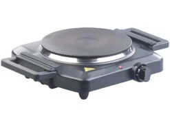 Rosenstein & Söhne Herdplatten:Elektrische Einzel-Kochplatte Mit Klappbaren Griffen, 1.500 W, 185 Mm -Rosenstein & Söhne Shop nx8988 1