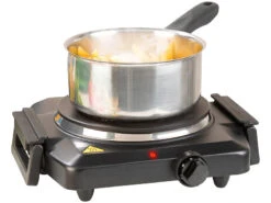 Rosenstein & Söhne Herdplatten:Elektrische Einzel-Kochplatte Mit Klappbaren Griffen, 1.500 W, 185 Mm -Rosenstein & Söhne Shop nx8988 10