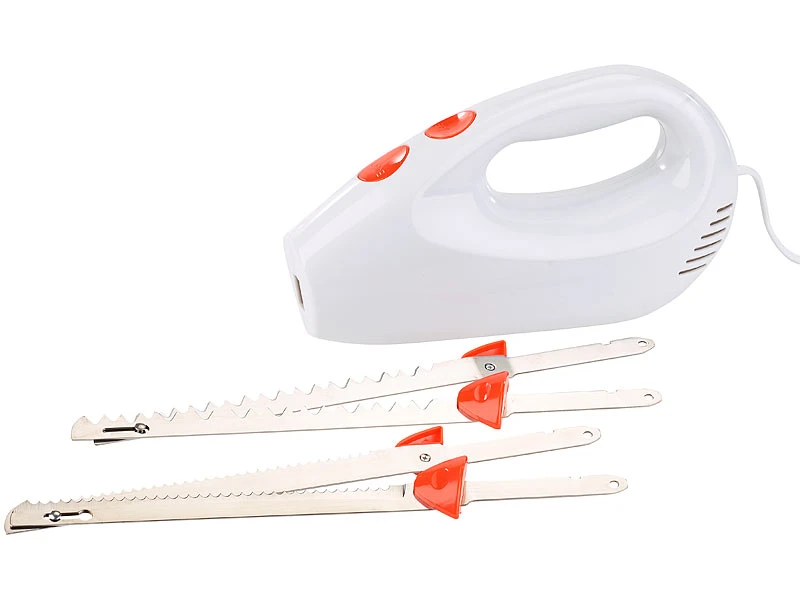 Rosenstein & Söhne Elektrisches Messer:Elektromesser Mit 2 Edelstahl-Doppelklingen & Sicherheitssystem, 180 W 5 Rosenstein & Söhne Elektrisches Messer:Elektromesser Mit 2 Edelstahl-Doppelklingen & Sicherheitssystem, 180 W – Bild 3