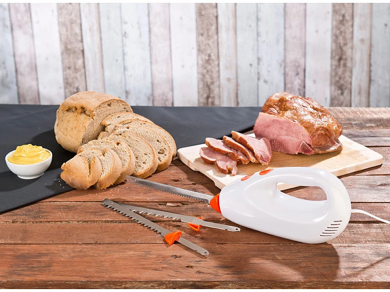 Rosenstein & Söhne Profi-Elektromesser:Elektromesser Mit 2 Edelstahl-Doppelklingen (Versandrückläufer) 9 Rosenstein & Söhne Profi-Elektromesser:Elektromesser Mit 2 Edelstahl-Doppelklingen (Versandrückläufer) – Bild 7