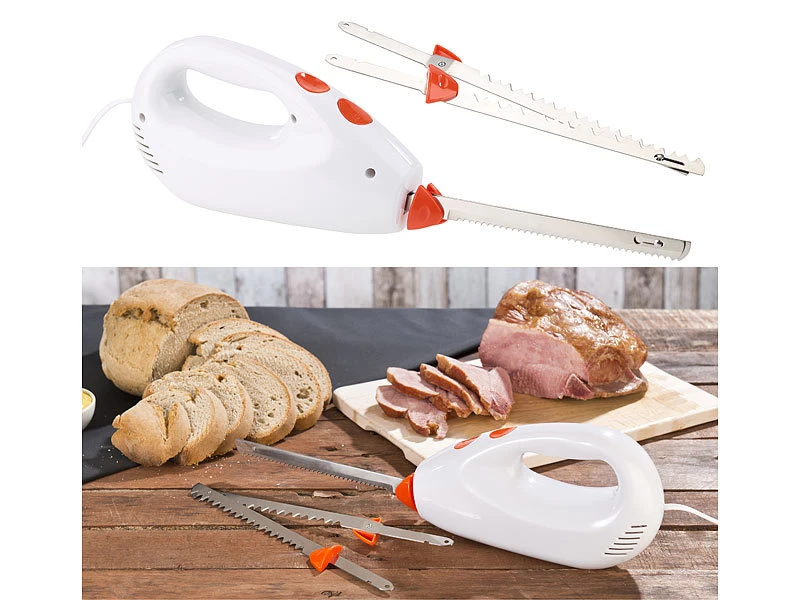 Rosenstein & Söhne Profi-Elektromesser:Elektromesser Mit 2 Edelstahl-Doppelklingen (Versandrückläufer) 10 Rosenstein & Söhne Profi-Elektromesser:Elektromesser Mit 2 Edelstahl-Doppelklingen (Versandrückläufer) – Bild 8