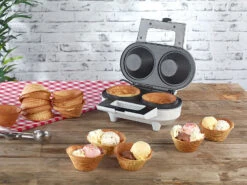 Rosenstein & Söhne Waffeleisen Eiswaffeln:Waffeleisen Für 2 Eiswaffel-Schälchen, Versandrückläufer 14 Rosenstein & Söhne Waffeleisen Eiswaffeln:Waffeleisen Für 2 Eiswaffel-Schälchen, Versandrückläufer -Rosenstein & Söhne Shop nx9211 3