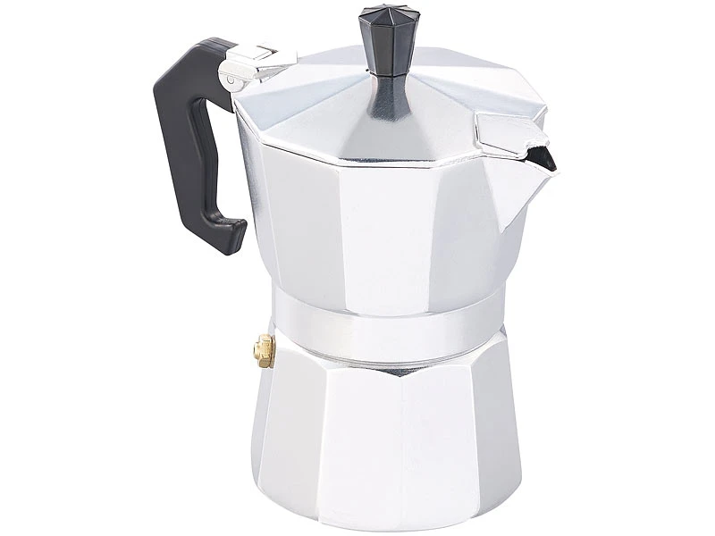 Cucina Di Modena Espressomaschine:Espresso-Kocher Für 3 Tassen, Für Gas, Elektro-Herd Und Ceran-Feld 4 Cucina Di Modena Espressomaschine:Espresso-Kocher Für 3 Tassen, Für Gas, Elektro-Herd Und Ceran-Feld – Bild 2