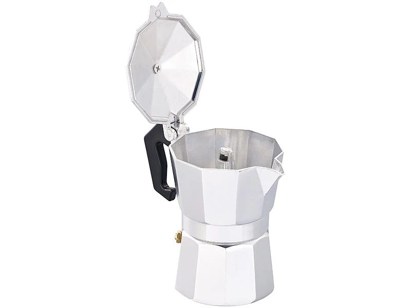 Cucina Di Modena Espressomaschine:Espresso-Kocher Für 3 Tassen, Für Gas, Elektro-Herd Und Ceran-Feld 5 Cucina Di Modena Espressomaschine:Espresso-Kocher Für 3 Tassen, Für Gas, Elektro-Herd Und Ceran-Feld – Bild 3