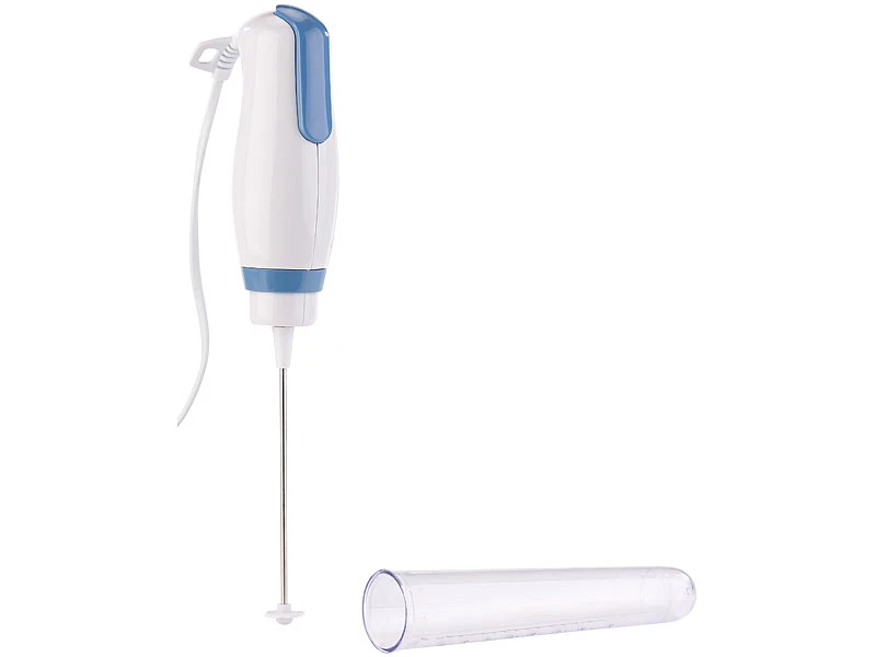 Rosenstein & Söhne Mini Rührgerät:Elektrischer Mini-Handmixer Mit Mixbecher-Aufsatz, Leiser Motor, 30 W 4 Rosenstein & Söhne Mini Rührgerät:Elektrischer Mini-Handmixer Mit Mixbecher-Aufsatz, Leiser Motor, 30 W – Bild 2