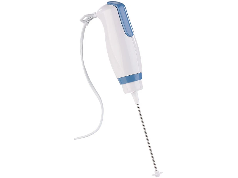 Rosenstein & Söhne Mini Rührgerät:Elektrischer Mini-Handmixer Mit Mixbecher-Aufsatz, Leiser Motor, 30 W 5 Rosenstein & Söhne Mini Rührgerät:Elektrischer Mini-Handmixer Mit Mixbecher-Aufsatz, Leiser Motor, 30 W – Bild 3