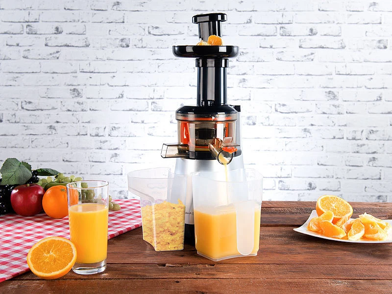 Rosenstein & Söhne Entsafter:Elektrischer Slow Juicer, 60 Umdrehungen/Min., Leiser Motor, 150 Watt 10 Rosenstein & Söhne Entsafter:Elektrischer Slow Juicer, 60 Umdrehungen/Min., Leiser Motor, 150 Watt – Bild 8