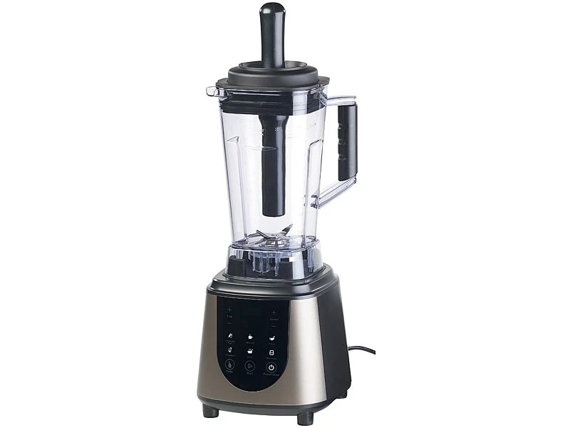 Rosenstein & Söhne Profi Küchenmixer:Profi-Standmixer Mit LED-Touch-Display, 2 Liter, 1.800 W, 30.000 U/min 4 Rosenstein & Söhne Profi Küchenmixer:Profi-Standmixer Mit LED-Touch-Display, 2 Liter, 1.800 W, 30.000 U/min – Bild 2
