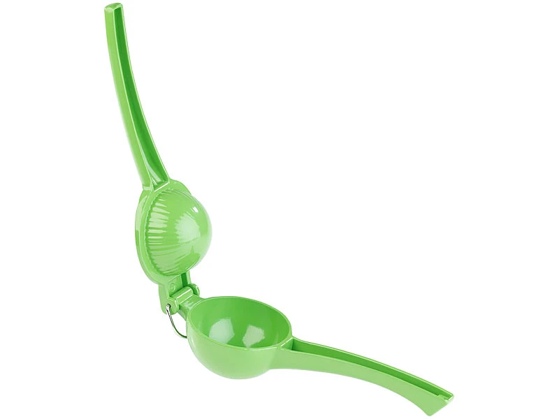 Rosenstein & Söhne Zitruspresse:Manuelle Zitrus- Und Saftpresse Aus Metall Für Zitronen, Ø 7 Cm, Grün 6 Rosenstein & Söhne Zitruspresse:Manuelle Zitrus- Und Saftpresse Aus Metall Für Zitronen, Ø 7 Cm, Grün – Bild 4