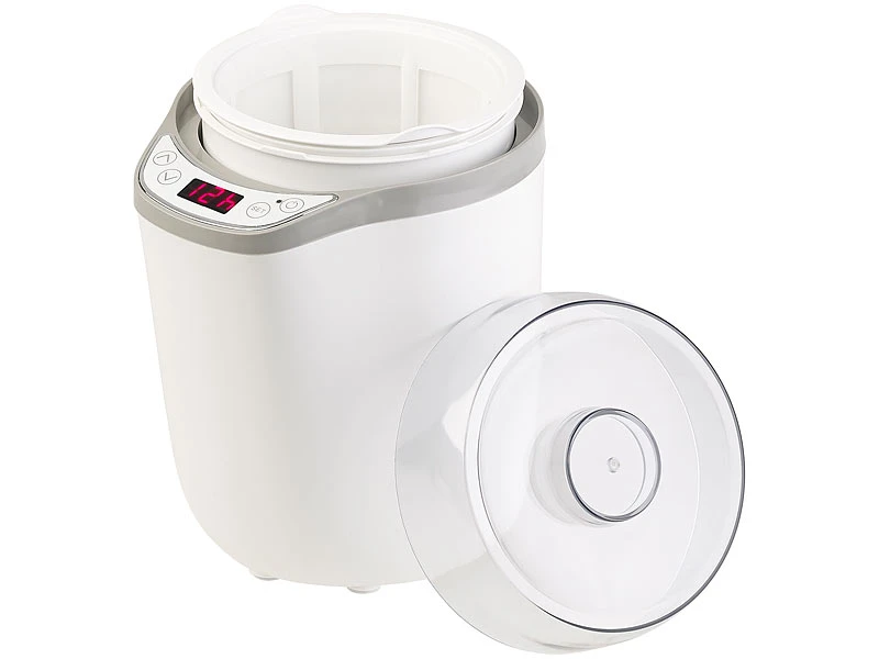 Rosenstein & Söhne Joghurt-Fix:XL-Joghurt-Maker Für Griechischen Joghurt, Versandrückläufer 4 Rosenstein & Söhne Joghurt-Fix:XL-Joghurt-Maker Für Griechischen Joghurt, Versandrückläufer – Bild 2