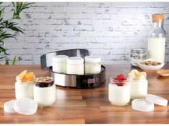 Rosenstein & Söhne Joghurtzubereiter:Joghurt-Maker Mit Zeitschaltuhr, 7 Portionsgläser Je 190 Ml, 20 Watt -Rosenstein & Söhne Shop nx9454 6