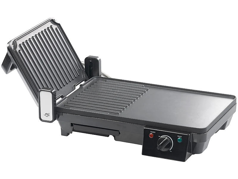 Rosenstein & Söhne Elektrischer 2in1-Tischgrill Mit Kontaktgrill, Versandrückläufer 6 Rosenstein & Söhne Elektrischer 2in1-Tischgrill Mit Kontaktgrill, Versandrückläufer – Bild 4