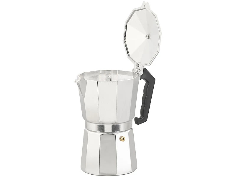 Cucina Di Modena Espressokocher Induktion:Espresso-Kocher Für 9 Tassen, 400 Ml, Für Alle Herd-Arten 9 Cucina Di Modena Espressokocher Induktion:Espresso-Kocher Für 9 Tassen, 400 Ml, Für Alle Herd-Arten – Bild 7