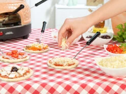 Cucina Di Modena Mini Pizzaofen:Pizzaofen Mit Echter Terrakotta-Haube Für 6 Personen -Rosenstein & Söhne Shop pv7279 3