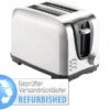 Rosenstein & Söhne Design-Toaster:Edelstahl-Toaster Für 2 Scheiben, 650 W (Versandrückläufer) -Rosenstein & Söhne Shop ref27653 3