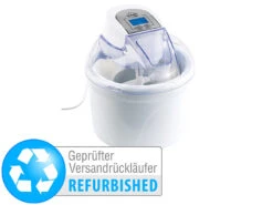 Rosenstein & Söhne Eismaschine Mit LCD-Display (Versandrückläufer)