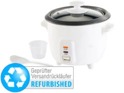 Rosenstein & Söhne Ricecooker:Reiskocher Mit Warmhaltefunktion,0,5 Liter,350 W 8 (Versandrückläufer)