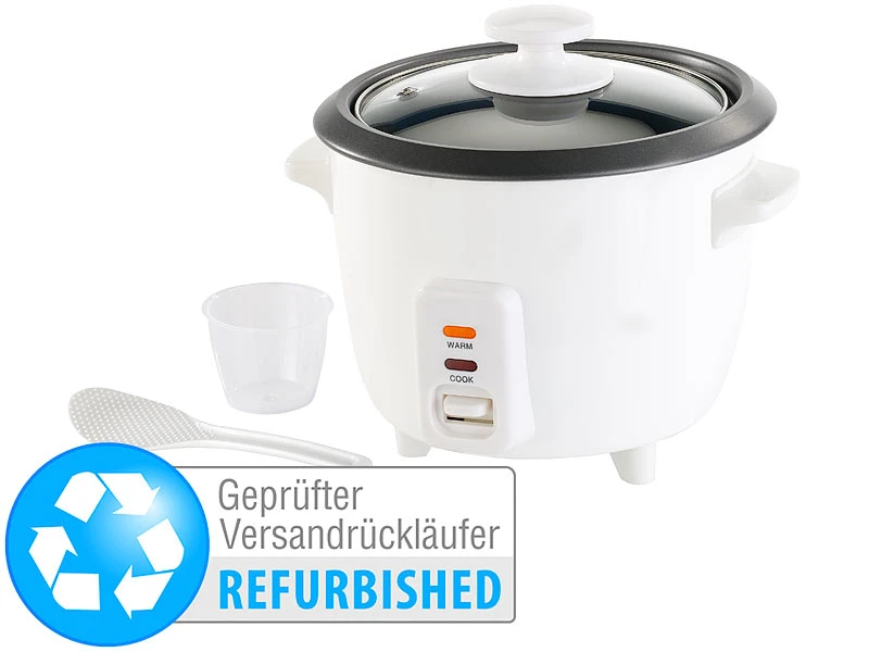 Rosenstein & Söhne Ricecooker:Reiskocher Mit Warmhaltefunktion,0,5 Liter,350 W 8 (Versandrückläufer) 3 Rosenstein & Söhne Ricecooker:Reiskocher Mit Warmhaltefunktion,0,5 Liter,350 W 8 (Versandrückläufer)