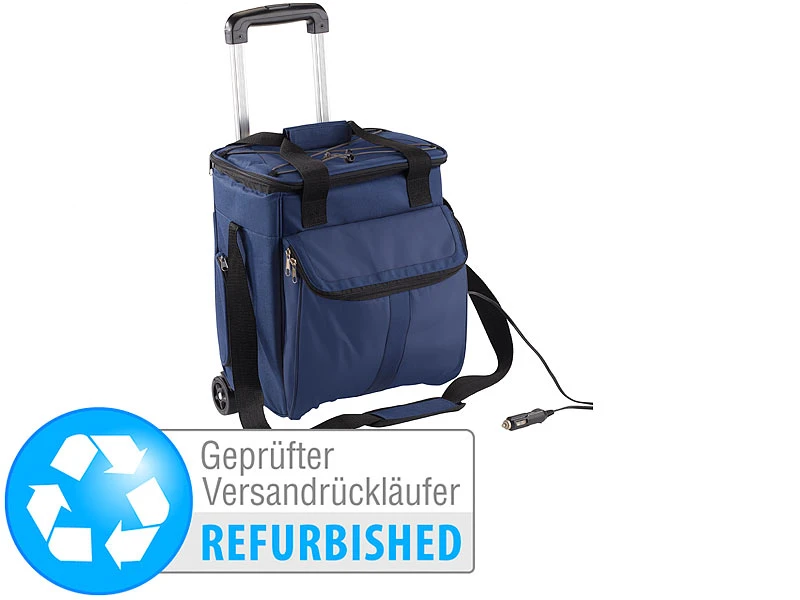 Xcase Kühltasche Trolley:Thermoelektrischer Kühltrolley Mit Teleskop-Griff (Versandrückläufer) 3 Xcase Kühltasche Trolley:Thermoelektrischer Kühltrolley Mit Teleskop-Griff (Versandrückläufer)