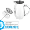 Rosenstein & Söhne Design-Kaffeebereiter:Thermo-Kaffeebereiter, French-Press, Edelstahl, Versandrückläufer -Rosenstein & Söhne Shop ref91679 9