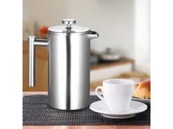 Rosenstein & Söhne Kaffeezubereiter:Thermo-Kaffeebereiter, French-Press, Edelstahl, Doppelwandig, 1 Liter 11 Rosenstein & Söhne Kaffeezubereiter:Thermo-Kaffeebereiter, French-Press, Edelstahl, Doppelwandig, 1 Liter -Rosenstein & Söhne Shop zx1949 3