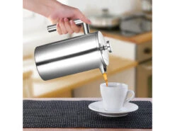 Rosenstein & Söhne Kaffeezubereiter:Thermo-Kaffeebereiter, French-Press, Edelstahl, Doppelwandig, 1 Liter 10 Rosenstein & Söhne Kaffeezubereiter:Thermo-Kaffeebereiter, French-Press, Edelstahl, Doppelwandig, 1 Liter -Rosenstein & Söhne Shop zx1949 4