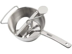 Rosenstein & Söhne Passiersieb:Edelstahl-Passiergerät Mit 3 Einsätzen, Spülmaschinenfest, Ø 20 Cm -Rosenstein & Söhne Shop zx6017 0