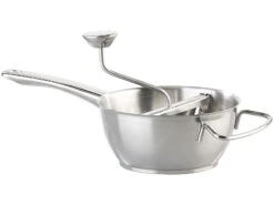 Rosenstein & Söhne Passiersieb:Edelstahl-Passiergerät Mit 3 Einsätzen, Spülmaschinenfest, Ø 20 Cm -Rosenstein & Söhne Shop zx6017 5