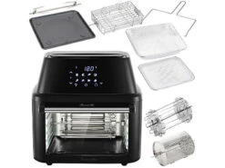 Rosenstein & Söhne Heißluftfriteuse:Digitale XXXL-Heißluft-Fritteuse & Umluft-Backofen Mit Zubehörset -Rosenstein & Söhne Shop zx6029 12 1