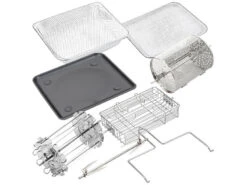 Rosenstein & Söhne Minibackofen:Digitale XXXL-Heißluft-Fritteuse & Umluft-Backofen, 8 Programme, 16 L -Rosenstein & Söhne Shop zx6029 13