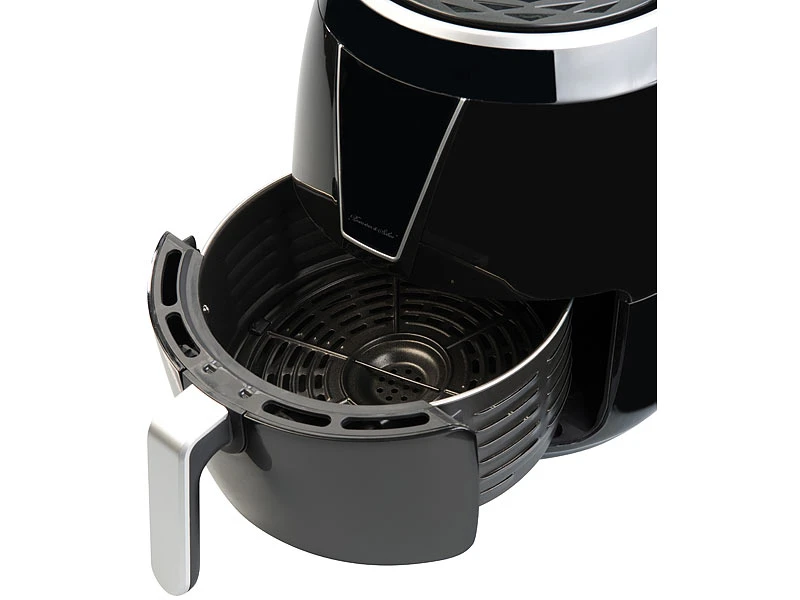 Rosenstein & Söhne Airfryer:Multi-Heißluft-Fritteuse Mit Back- Und Grill-Zubehör, 4,5 L, 1.500 W 9 Rosenstein & Söhne Airfryer:Multi-Heißluft-Fritteuse Mit Back- Und Grill-Zubehör, 4,5 L, 1.500 W – Bild 7