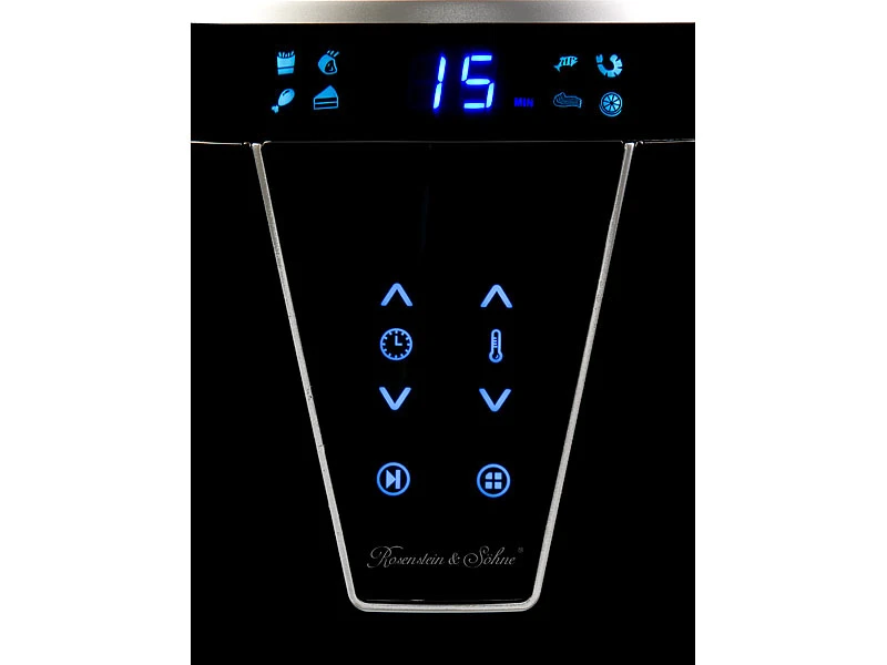 Rosenstein & Söhne Airfryer:Multi-Heißluft-Fritteuse Mit Back- Und Grill-Zubehör, 4,5 L, 1.500 W 8 Rosenstein & Söhne Airfryer:Multi-Heißluft-Fritteuse Mit Back- Und Grill-Zubehör, 4,5 L, 1.500 W – Bild 6