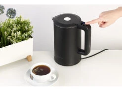 Rosenstein & Söhne Wasserkocher Temperatur:Edelstahl-Wasserkocher, Temperaturwahl, Versandrückläufer -Rosenstein & Söhne Shop zx6067 13