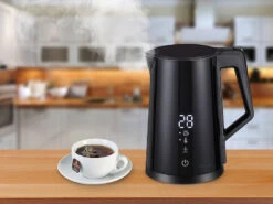 Rosenstein & Söhne Wasserkocher Alexa:Smarter WLAN-Wasserkocher 1,7 L Cool-Touch, Temperaturwahl, App, 2200W -Rosenstein & Söhne Shop zx6112 5