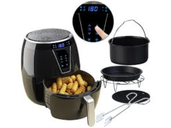 Rosenstein & Söhne Airfryer:Multi-Heißluft-Fritteuse Mit Back- Und Grill-Zubehör, 4,5 L, 1.500 W 17 Rosenstein & Söhne Airfryer:Multi-Heißluft-Fritteuse Mit Back- Und Grill-Zubehör, 4,5 L, 1.500 W -Rosenstein & Söhne Shop zx6159 0