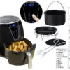 Rosenstein & Söhne Airfryer:Multi-Heißluft-Fritteuse Mit Back- Und Grill-Zubehör, 4,5 L, 1.500 W 1 Rosenstein & Söhne Airfryer:Multi-Heißluft-Fritteuse Mit Back- Und Grill-Zubehör, 4,5 L, 1.500 W -Rosenstein & Söhne Shop zx6159 2