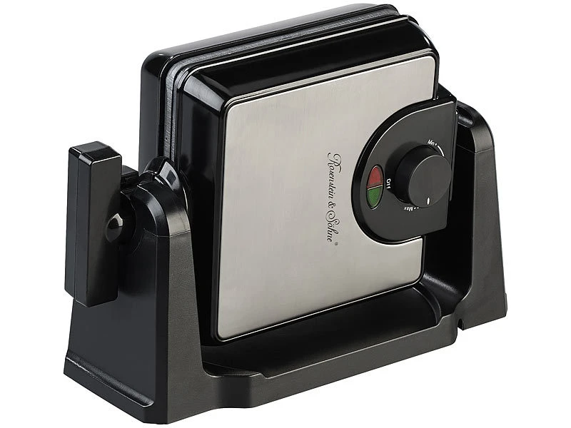 Rosenstein & Söhne Brüsseler Waffeleisen:180° Drehbares Waffeleisen Für Belgische Waffeln, Edelstahl, 1.000 W 6 Rosenstein & Söhne Brüsseler Waffeleisen:180° Drehbares Waffeleisen Für Belgische Waffeln, Edelstahl, 1.000 W – Bild 4