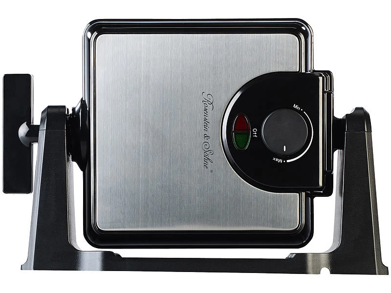 Rosenstein & Söhne Brüsseler Waffeleisen:180° Drehbares Waffeleisen Für Belgische Waffeln, Edelstahl, 1.000 W 9 Rosenstein & Söhne Brüsseler Waffeleisen:180° Drehbares Waffeleisen Für Belgische Waffeln, Edelstahl, 1.000 W – Bild 7