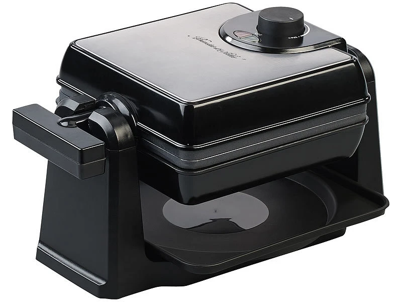 Rosenstein & Söhne Brüsseler Waffeleisen:180° Drehbares Waffeleisen Für Belgische Waffeln, Edelstahl, 1.000 W 5 Rosenstein & Söhne Brüsseler Waffeleisen:180° Drehbares Waffeleisen Für Belgische Waffeln, Edelstahl, 1.000 W – Bild 3
