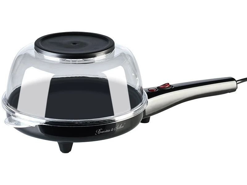 Rosenstein & Söhne 3in1-Crêpe-, Popcornmaker Und Elektrische Pfanne, 800 Watt, Ø 20 Cm 4 Rosenstein & Söhne 3in1-Crêpe-, Popcornmaker Und Elektrische Pfanne, 800 Watt, Ø 20 Cm – Bild 2