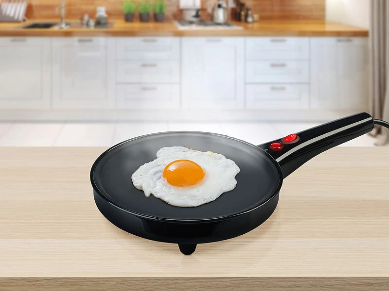 Rosenstein & Söhne 3in1-Crêpe-, Popcornmaker Und Elektrische Pfanne, 800 Watt, Ø 20 Cm 8 Rosenstein & Söhne 3in1-Crêpe-, Popcornmaker Und Elektrische Pfanne, 800 Watt, Ø 20 Cm – Bild 6