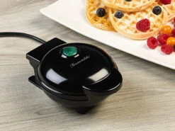 Rosenstein & Söhne Elektrische Waffeleisen:Mini-Waffeleisen Für Runde Belgische Waffeln Mit Ø 10,5 Cm, 350 Watt -Rosenstein & Söhne Shop zx6272 7