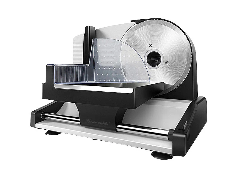 Rosenstein & Söhne Brotschneidemaschine:Elektrischer Allesschneider Mit 2 Edelstahl-Klingen, 1 - 15 Mm, 150 W 15 Rosenstein & Söhne Brotschneidemaschine:Elektrischer Allesschneider Mit 2 Edelstahl-Klingen, 1 - 15 Mm, 150 W – Bild 13