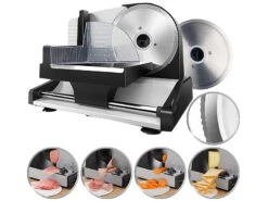 Rosenstein & Söhne Elektrischer Allesschneider Mit 2 Edelstahl-Klingen, Versandrückläufer -Rosenstein & Söhne Shop zx7134 15 1