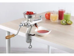 Rosenstein & Söhne Obstpresse:Profi Saft- & Beerenpresse, Schraubzwinge Zur Tischmontage, Gusseisen -Rosenstein & Söhne Shop zx8201 6