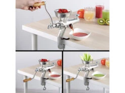 Rosenstein & Söhne Obstpresse:Profi Saft- & Beerenpresse, Schraubzwinge Zur Tischmontage, Gusseisen -Rosenstein & Söhne Shop zx8201 8